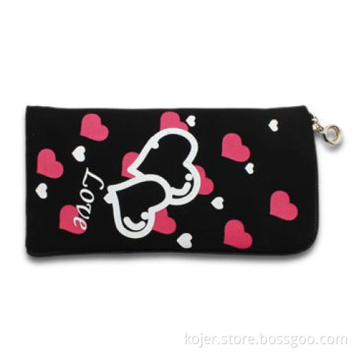 Zipper Bag, Made of Velvet, Ideal for iPhone 4, with Quality Zipper Slider and Lanyard